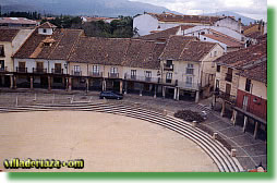 Vista de los tejados de la Plaza Mayor