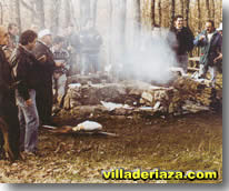Parrillada el día de San Blas en Hontanares