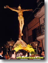 Imagen del Dulce Nombre de Jesus en la Procesión del Silencio en Viernes Santo