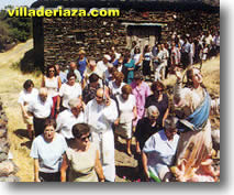 Procesión de la Virgen de la Asunción en Becerril.
