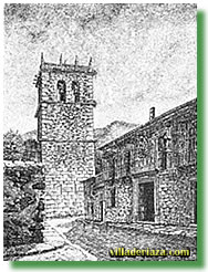 Antiguo grabado de la iglesia
